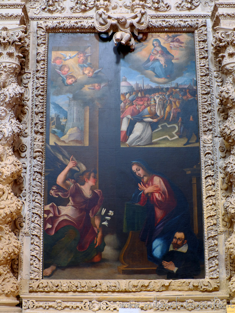 Gallipoli (Lecce, Italy) - Annunciation by Domenico Catalano in the Church of San Domenico al Rosario